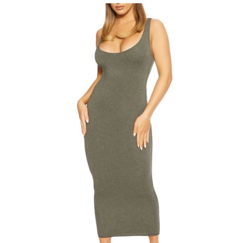 Naked Wardrobe Hourglass Midi Dress (NWT)